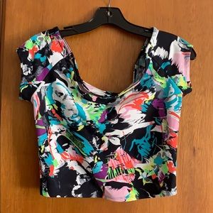 Patterned crop top